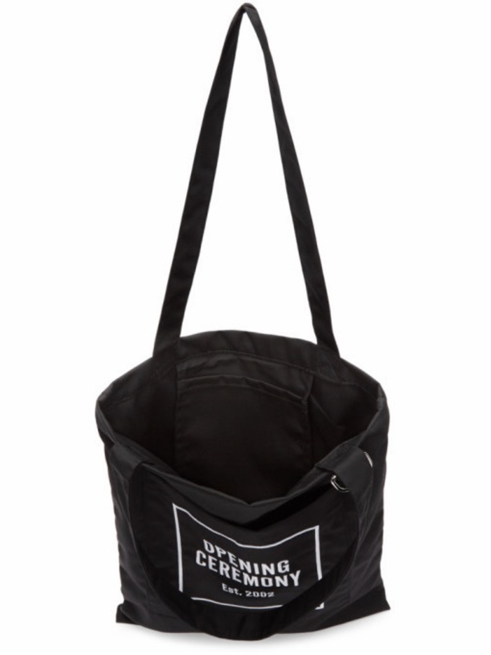 Opening Ceremony Black Tote with White Logo Patch - Picture 2 of 6